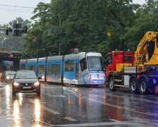 <p>Intensywne ulewy we Wrocławiu - interwencje służb, 15 lipca</p>