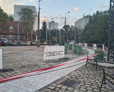 <p>Zajezdnia Dąbie, 10.08.2026. Szpilkostrada w budowie.</p>