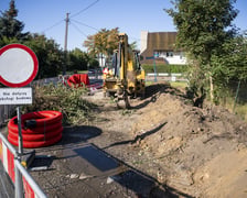 Początek przebudowy ulicy Chrzanowskiego (zdjęcie z piątku 21 sierpnia 2026)