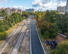 Prace przy przebudowie ulicy Gajowickiej na odcinku od al. Hallera do ul. Zaporoskiej (zdjęcie z 20 sierpnia 2026)