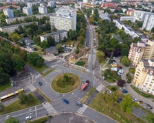 Prace przy przebudowie ulicy Gajowickiej na odcinku od al. Hallera do ul. Zaporoskiej (zdjęcie z 20 sierpnia 2026)