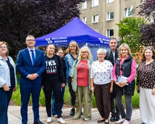 Piknik z okazji otwarcia podwórka przy Łące Mazurskiej we Wrocławiu