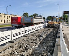 Remont zatoki autobusowej na ulicy Krzywoustego na przystanku „Brücknera”