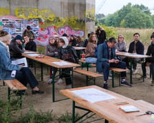 Warsztaty pod Aleją Wielkiej Wyspy podczas Placemaking Week Europe Wrocław