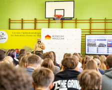 Szkolenie z cyklu "Bezpieczny Wrocław" w VI LO we Wrocławiu