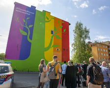Mural #KlimatNaRówność powstał przy ul. Opolskiej 25