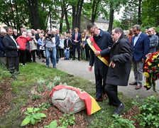 Uroczystość nadania imienia Andrzeja Kobla skwerowi w Leśnicy