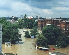 Nadodrze, Wrocław, powódź 1997