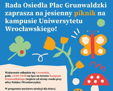 plakat pikniku organizowanego na osiedlu Plac Grunwaldzki
