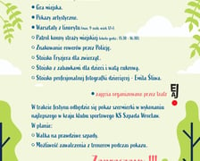 plakat pikniku organizowanego na Sępolnie