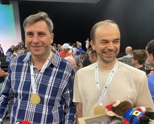 Mistrzowie świata: Krzysztof Buras (z lewej) i Piotr Lutostański