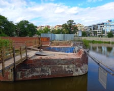 Remont mostu Św. Klary, wrzesień 2022