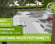 Grafika z wizualizacją skateparku na Pilczycach