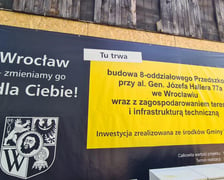 Budowa fundamentów nowego budynku przedszkola nr 141, przy al. Hallera 77 A