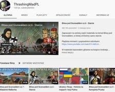 ThrashingMadPL prowadzi na swoim kanale serię Historia na Szybko. Znajdują się w niej przydatne informacje o początkach państwa polskiego, okresie rozbicia dzielnicowego, bitwie pod Grunwaldem czy wojnie w Wietnamie.