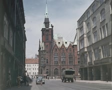 Wrocław w latach 60. XX w. Biblioteka Uniwersytecka, widok od Krupniczej