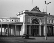 Wrocław w latach 60. XX w. Dworzec Świebodzki 1961