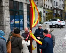 Odsłonięcie tablicy z nazwą skweru, 17.11.2022