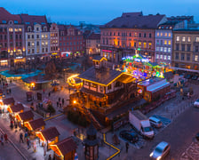 Jarmark Bożonarodzeniowy we Wrocławiu z lotu ptaka