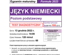 Matura próbna 2023 z niemieckiego - arkusz egzaminacyjny