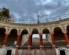 Remont Bastionu Sakwowego - prowadzone prace, 3 stycznia 2023 r.