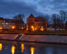 Ostrów Tumski we Wrocławiu - po zmroku - wygląda magicznie...