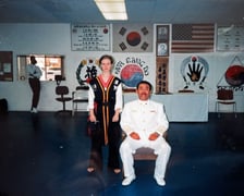 Egzamin na czarny pas, 1996 rok,  Katarzyna Furdyna i Wielki Mistrz Joo Bang Lee