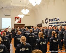 Ślubowanie nowych policjantów we Wrocławiu