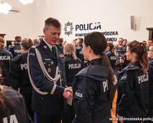 Ślubowanie nowych policjantów we Wrocławiu