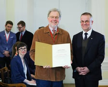 Uroczystość przekazania XV-wiecznego manuskryptu z dziełami Cycerona Bibliotece Uniwersyteckiej we Wrocławiu