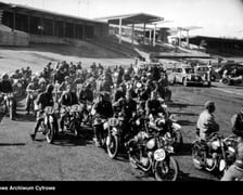 Zawody motocyklowe na Stadionie Olimpijskim, lata 1948-1953.