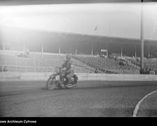 Zawody motocyklowe na Stadionie Olimpijskim, lata 1948-1953.