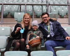Święcenie pokarmów na Tarczyński Arena.