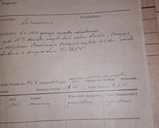 <p>Dokument z archiwum dawnej kliniki ginekologicznej</p>