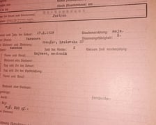<p>Dokument z archiwum dawnej kliniki ginekologicznej</p>
