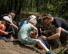 Warsztaty mineralogiczne w Sudeckiej Zagrodzie Edukacyjnej w Dobkowie