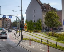 <p>ulica Kazimierza Wielkiego na skrzyżowaniu z ul. Ruską</p>