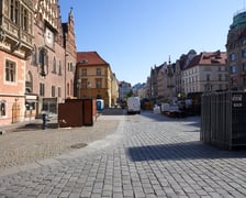 Rozstawianie Jarmarku Świętojańskiego, Wrocław 12 maja 2023