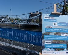 <p>Konferencja z okazji rozpoczęcia Dni Odry. Widok na Most Grunwaldzki&nbsp;</p>