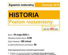 Matura z historii (poziom rozszerzony)