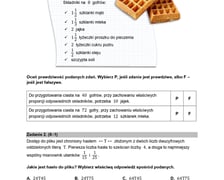 Arkusz egzaminacyjny - matematyka
