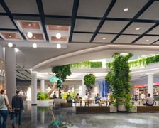Wizualizacja wnętrza galerii Sky Tower po remoncie
