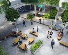 Wizualizacja wnętrza galerii Sky Tower po remoncie