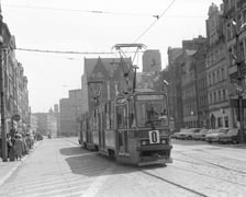 <p>Dawne elektryczne tramwaje we Wrocławiu</p>