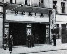 <p>Kino Scala przy ul. Św. Mikołaja 27, otwarte w 1909 roku.</p>