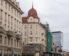 Budynek po hotelu Grand od ul. Kołłątaja