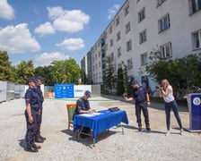 Uroczyste podpisanie aktu erekcyjnego pod budowę nowego komisariatu przy ul. Trzemeskiej