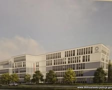 Wizualizacja nowego komisariatu przy ul. Trzemeskiej