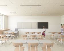 Wizualizacja przedszkola i szkoły przy ul. Zwycięskiej