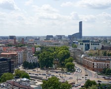 Panorama Wrocławia z dachu Atal Towers